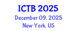 International Conference on Taxonomy and Biodiversity (ICTB) December 09, 2025 - New York, United States