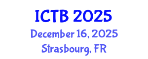 International Conference on Taxonomy and Biodiversity (ICTB) December 16, 2025 - Strasbourg, France