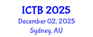 International Conference on Taxonomy and Biodiversity (ICTB) December 02, 2025 - Sydney, Australia