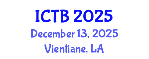 International Conference on Taxonomy and Biodiversity (ICTB) December 13, 2025 - Vientiane, Laos