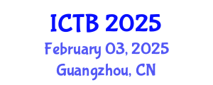 International Conference on Taxonomy and Biodiversity (ICTB) February 03, 2025 - Guangzhou, China