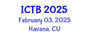 International Conference on Taxonomy and Biodiversity (ICTB) February 03, 2025 - Havana, Cuba