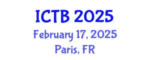 International Conference on Taxonomy and Biodiversity (ICTB) February 17, 2025 - Paris, France