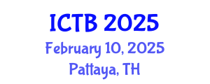 International Conference on Taxonomy and Biodiversity (ICTB) February 10, 2025 - Pattaya, Thailand