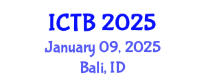 International Conference on Taxonomy and Biodiversity (ICTB) January 09, 2025 - Bali, Indonesia