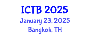 International Conference on Taxonomy and Biodiversity (ICTB) January 23, 2025 - Bangkok, Thailand