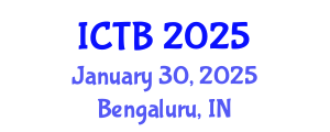 International Conference on Taxonomy and Biodiversity (ICTB) January 30, 2025 - Bengaluru, India