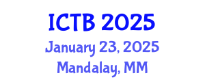 International Conference on Taxonomy and Biodiversity (ICTB) January 23, 2025 - Mandalay, Myanmar