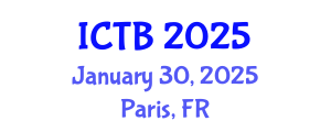 International Conference on Taxonomy and Biodiversity (ICTB) January 30, 2025 - Paris, France