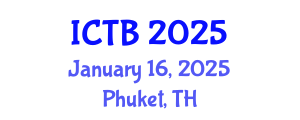 International Conference on Taxonomy and Biodiversity (ICTB) January 16, 2025 - Phuket, Thailand