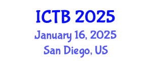 International Conference on Taxonomy and Biodiversity (ICTB) January 16, 2025 - San Diego, United States