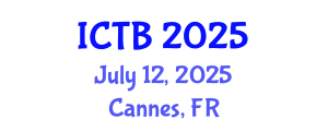 International Conference on Taxonomy and Biodiversity (ICTB) July 12, 2025 - Cannes, France