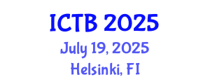 International Conference on Taxonomy and Biodiversity (ICTB) July 19, 2025 - Helsinki, Finland