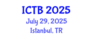 International Conference on Taxonomy and Biodiversity (ICTB) July 29, 2025 - Istanbul, Turkey