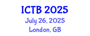 International Conference on Taxonomy and Biodiversity (ICTB) July 26, 2025 - London, United Kingdom