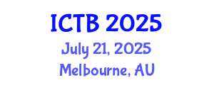 International Conference on Taxonomy and Biodiversity (ICTB) July 21, 2025 - Melbourne, Australia