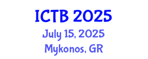 International Conference on Taxonomy and Biodiversity (ICTB) July 15, 2025 - Mykonos, Greece