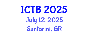 International Conference on Taxonomy and Biodiversity (ICTB) July 12, 2025 - Santorini, Greece