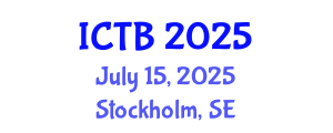 International Conference on Taxonomy and Biodiversity (ICTB) July 15, 2025 - Stockholm, Sweden