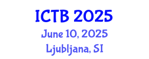 International Conference on Taxonomy and Biodiversity (ICTB) June 10, 2025 - Ljubljana, Slovenia