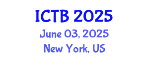 International Conference on Taxonomy and Biodiversity (ICTB) June 03, 2025 - New York, United States