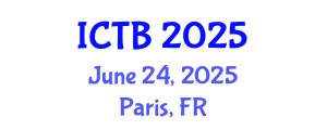 International Conference on Taxonomy and Biodiversity (ICTB) June 24, 2025 - Paris, France