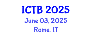 International Conference on Taxonomy and Biodiversity (ICTB) June 03, 2025 - Rome, Italy