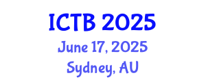 International Conference on Taxonomy and Biodiversity (ICTB) June 17, 2025 - Sydney, Australia