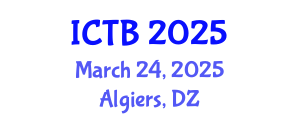 International Conference on Taxonomy and Biodiversity (ICTB) March 24, 2025 - Algiers, Algeria