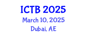 International Conference on Taxonomy and Biodiversity (ICTB) March 10, 2025 - Dubai, United Arab Emirates