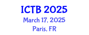 International Conference on Taxonomy and Biodiversity (ICTB) March 17, 2025 - Paris, France