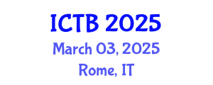 International Conference on Taxonomy and Biodiversity (ICTB) March 03, 2025 - Rome, Italy