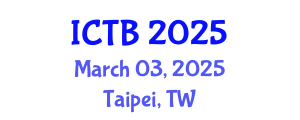 International Conference on Taxonomy and Biodiversity (ICTB) March 03, 2025 - Taipei, Taiwan