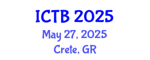 International Conference on Taxonomy and Biodiversity (ICTB) May 27, 2025 - Crete, Greece