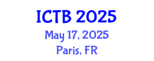 International Conference on Taxonomy and Biodiversity (ICTB) May 17, 2025 - Paris, France