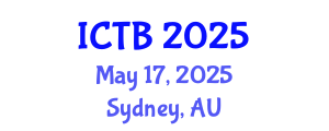 International Conference on Taxonomy and Biodiversity (ICTB) May 17, 2025 - Sydney, Australia