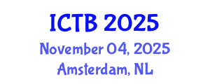 International Conference on Taxonomy and Biodiversity (ICTB) November 04, 2025 - Amsterdam, Netherlands