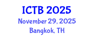 International Conference on Taxonomy and Biodiversity (ICTB) November 29, 2025 - Bangkok, Thailand