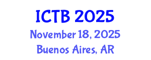 International Conference on Taxonomy and Biodiversity (ICTB) November 18, 2025 - Buenos Aires, Argentina