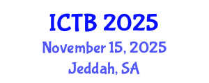 International Conference on Taxonomy and Biodiversity (ICTB) November 15, 2025 - Jeddah, Saudi Arabia