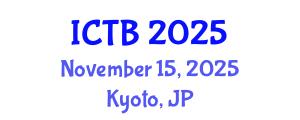 International Conference on Taxonomy and Biodiversity (ICTB) November 15, 2025 - Kyoto, Japan