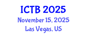 International Conference on Taxonomy and Biodiversity (ICTB) November 15, 2025 - Las Vegas, United States