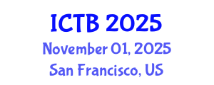 International Conference on Taxonomy and Biodiversity (ICTB) November 01, 2025 - San Francisco, United States