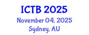 International Conference on Taxonomy and Biodiversity (ICTB) November 04, 2025 - Sydney, Australia