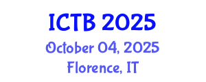 International Conference on Taxonomy and Biodiversity (ICTB) October 04, 2025 - Florence, Italy