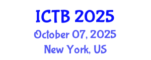 International Conference on Taxonomy and Biodiversity (ICTB) October 07, 2025 - New York, United States