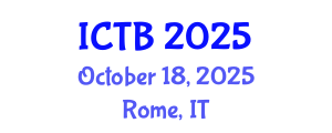 International Conference on Taxonomy and Biodiversity (ICTB) October 18, 2025 - Rome, Italy