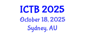 International Conference on Taxonomy and Biodiversity (ICTB) October 18, 2025 - Sydney, Australia