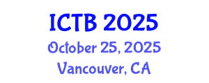 International Conference on Taxonomy and Biodiversity (ICTB) October 25, 2025 - Vancouver, Canada