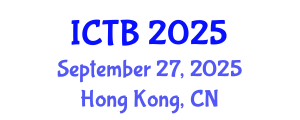 International Conference on Taxonomy and Biodiversity (ICTB) September 27, 2025 - Hong Kong, China